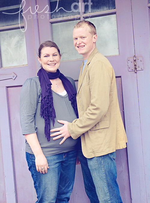 Jessica and Gabe waiting for Lucas – {St. Louis Maternity Photographers}