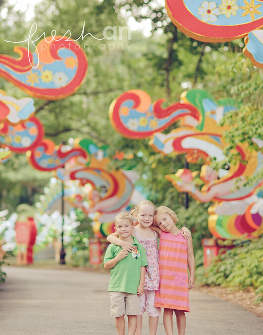 Summer days spent at the Missouri Botanical Garden