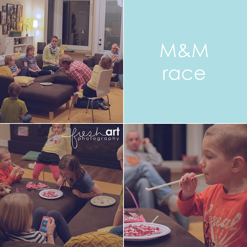 m and m race