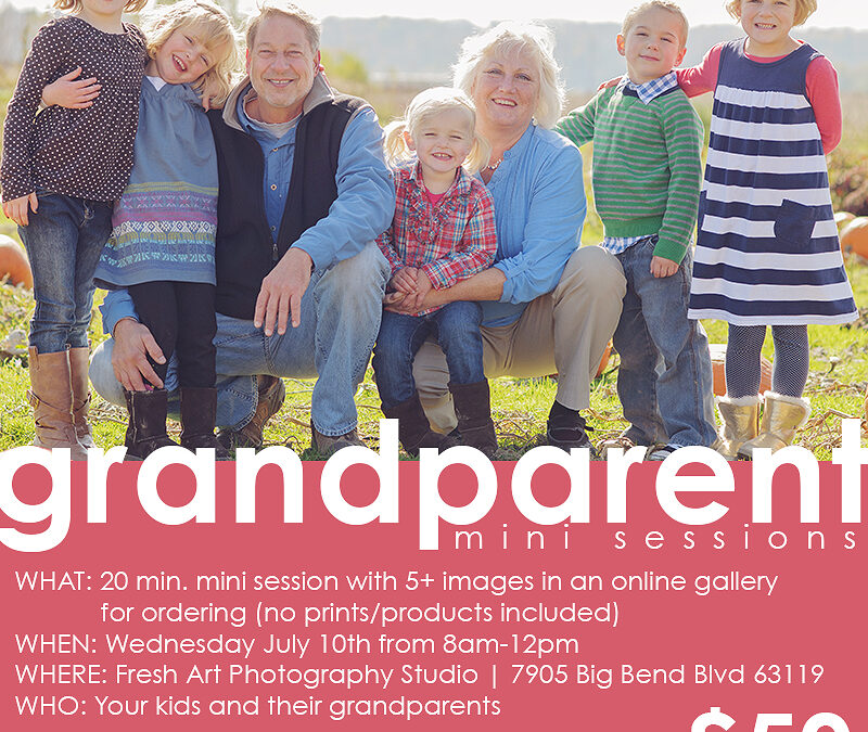Grandparent Mini Sessions | St. Louis Family Photography