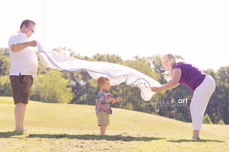 Connor and his Grandparents | St. Louis Family Photography