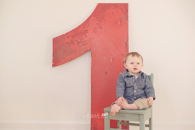 Parker is one! | St. Louis Children’s Photography