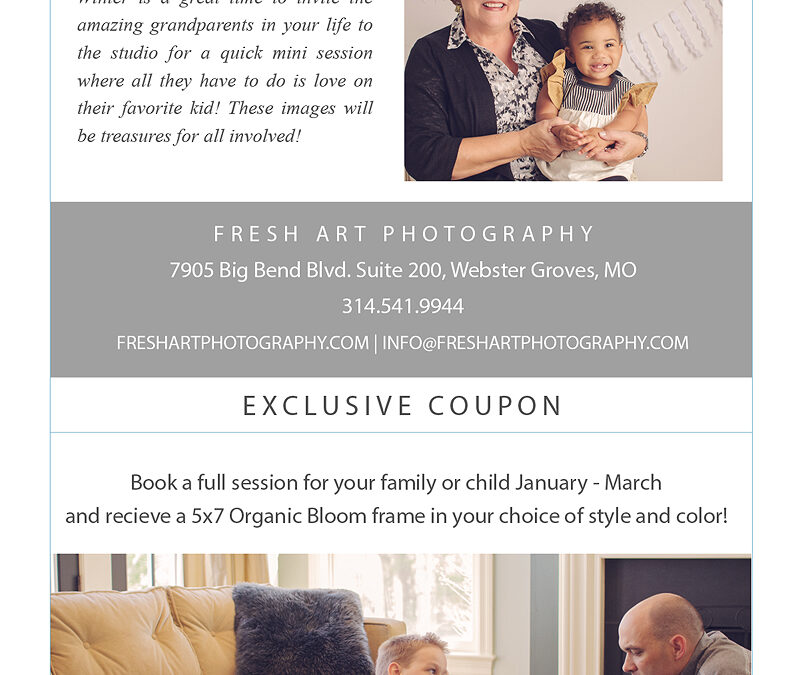 Winter Newsletter | St. Louis Family Photography | St. Louis Newborn Photography