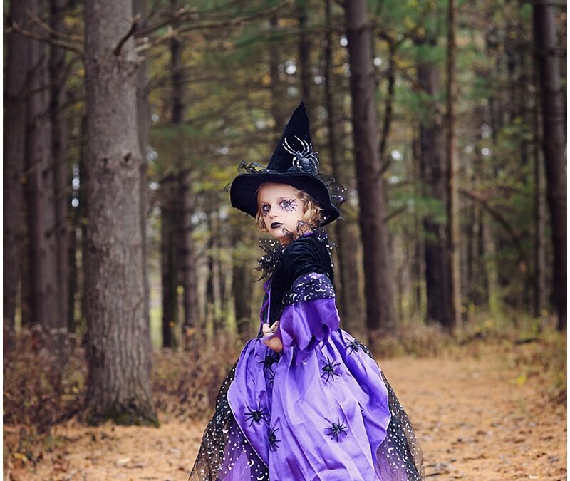 Parker, my little witch! | St. Louis Halloween Photographer