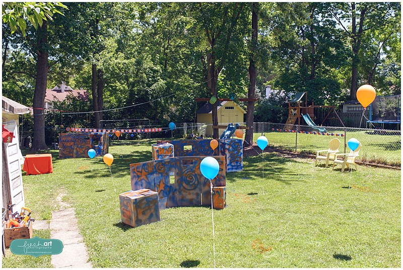 Gray’s Nerf Gun Birthday Party