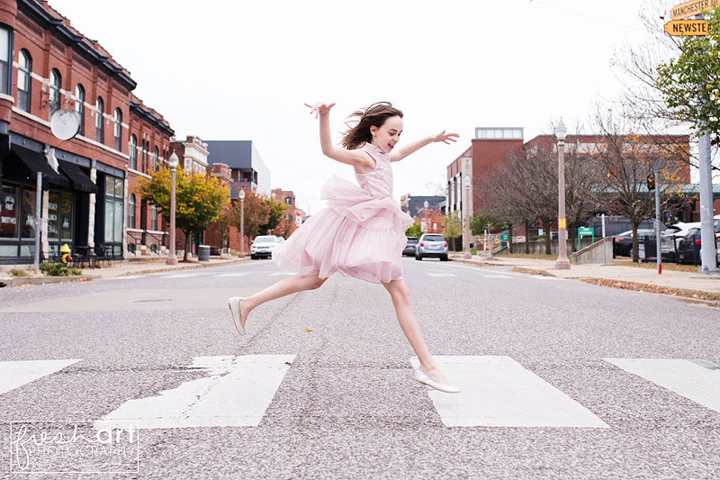 10 year old birthday portraits | St. Louis Child Photographer